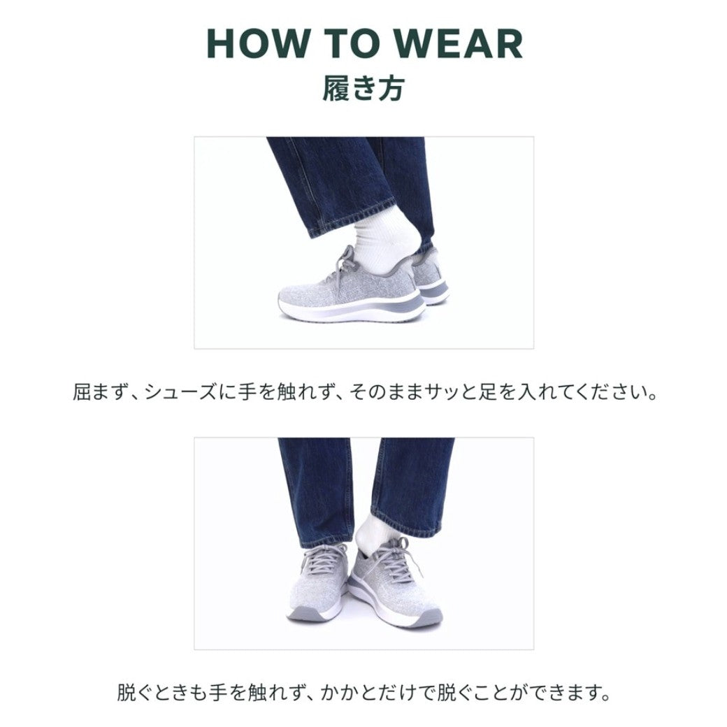 オーソフィートOrthofeetキタKITAミディアムOF80011202レディーススニーカーハンズフリー2E相当ブラックホワイト撥水ストレッチ立ち仕事of80011202