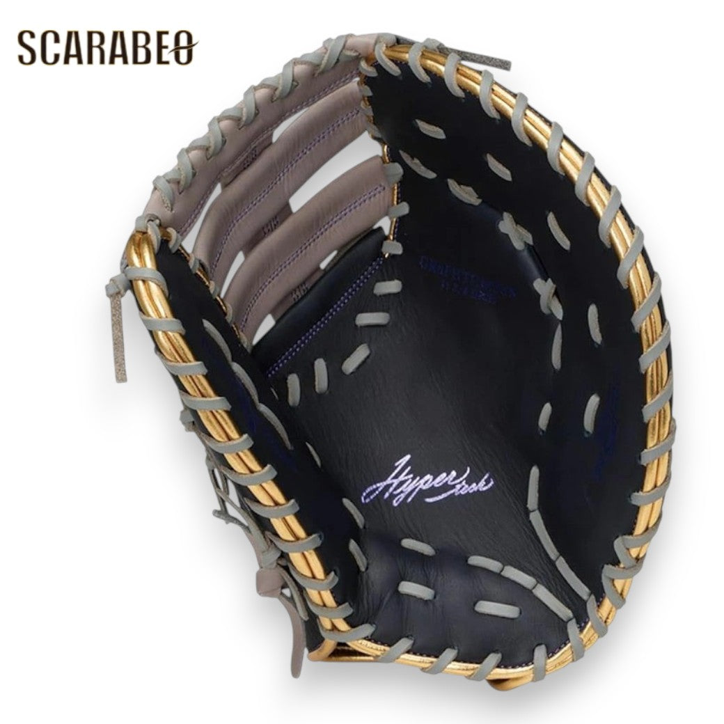 ローリングスRawlings軟式ファーストミットHYPERTECHCOLORSYNC一般一塁手用サイズ11.75即使用対応指あてネイビー×グレーgr6fhtcm535