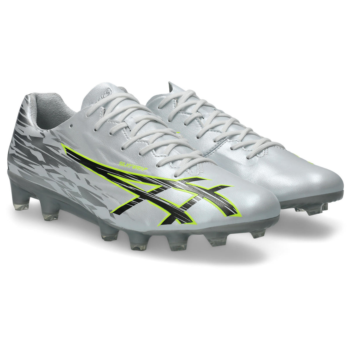 【10月15日発売開始｜予約受付中】アシックスasicsJETRAYPROジェットレイプロサッカースパイクスピードモデルJETFRAMEシルキーラップシルバー×イエロー1103a145-101