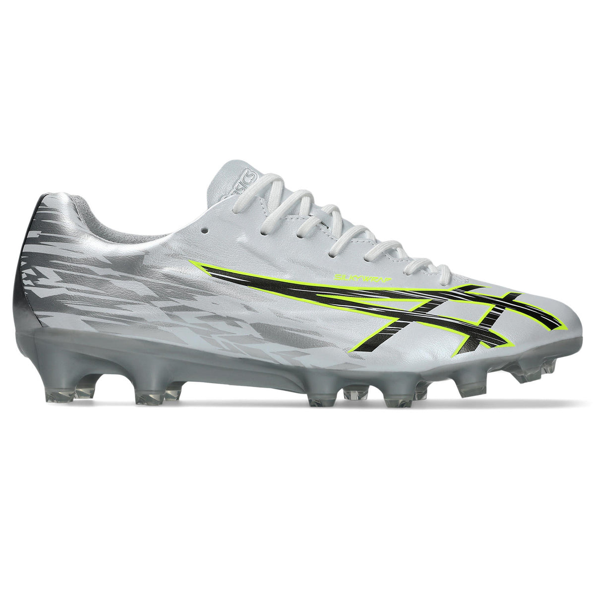 【10月15日発売開始｜予約受付中】アシックスasicsJETRAYPROジェットレイプロサッカースパイクスピードモデルJETFRAMEシルキーラップシルバー×イエロー1103a145-101