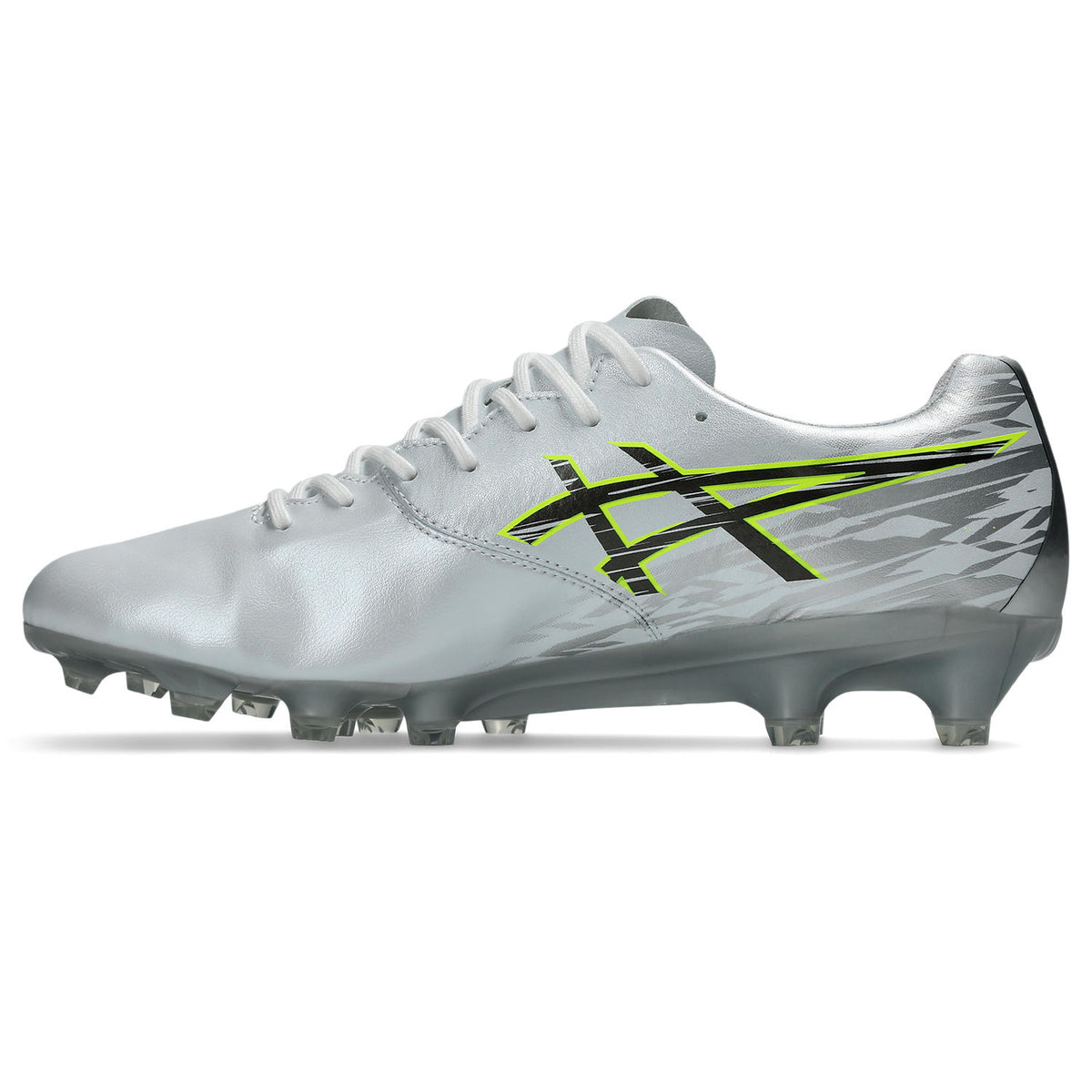 【10月15日発売開始｜予約受付中】アシックスasicsJETRAYPROジェットレイプロサッカースパイクスピードモデルJETFRAMEシルキーラップシルバー×イエロー1103a145-101