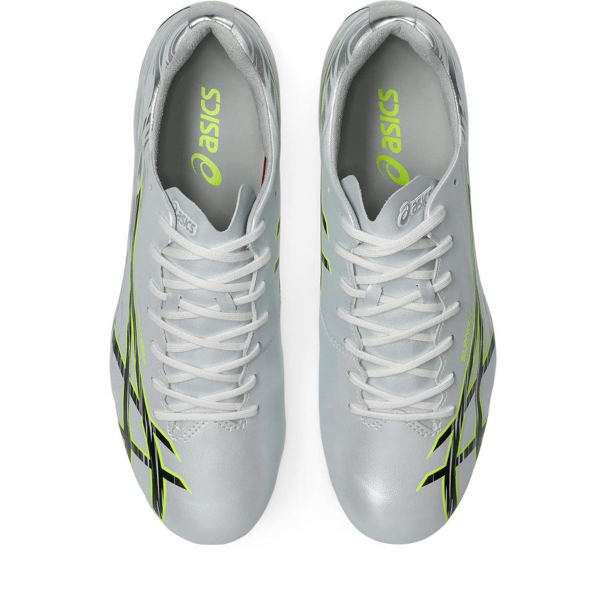 【10月15日発売開始｜予約受付中】アシックスasicsJETRAYPROジェットレイプロサッカースパイクスピードモデルJETFRAMEシルキーラップシルバー×イエロー1103a145-101