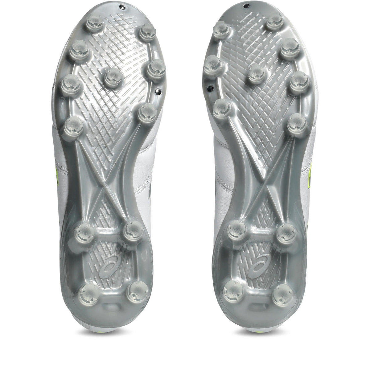 アシックスasicsDSLIGHTX-FLY6ディーエスライトエクスフライ6サッカースパイクシルキーラップフィット感素足感覚ホワイト×シルバー×イエロー1101a076-104