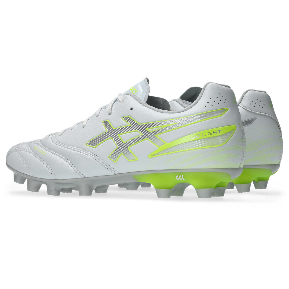 【10月15日発売開始｜予約受付中】アシックスasicsDSLIGHTPROWIDEディーエスライトプロワイドサッカースパイク幅広SILKYWRAPfuzeGELホワイト×シルバー1041103a126-104