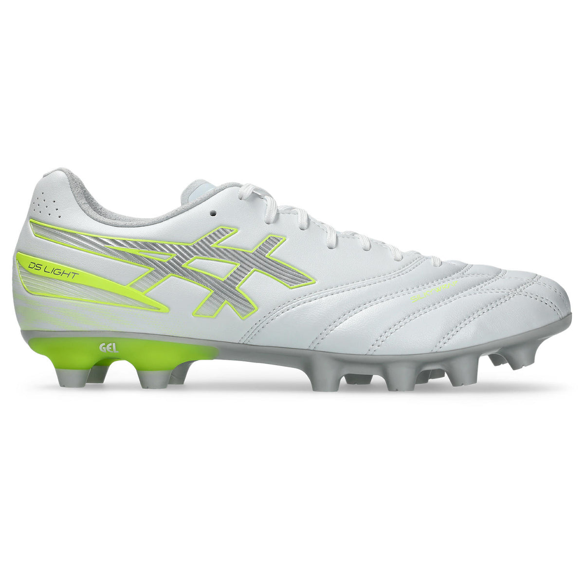 【10月15日発売開始｜予約受付中】アシックスasicsDSLIGHTPROディーエスライトプロサッカースパイクSILKYWRAPfuzeGELホワイト×シルバー1103a122-104