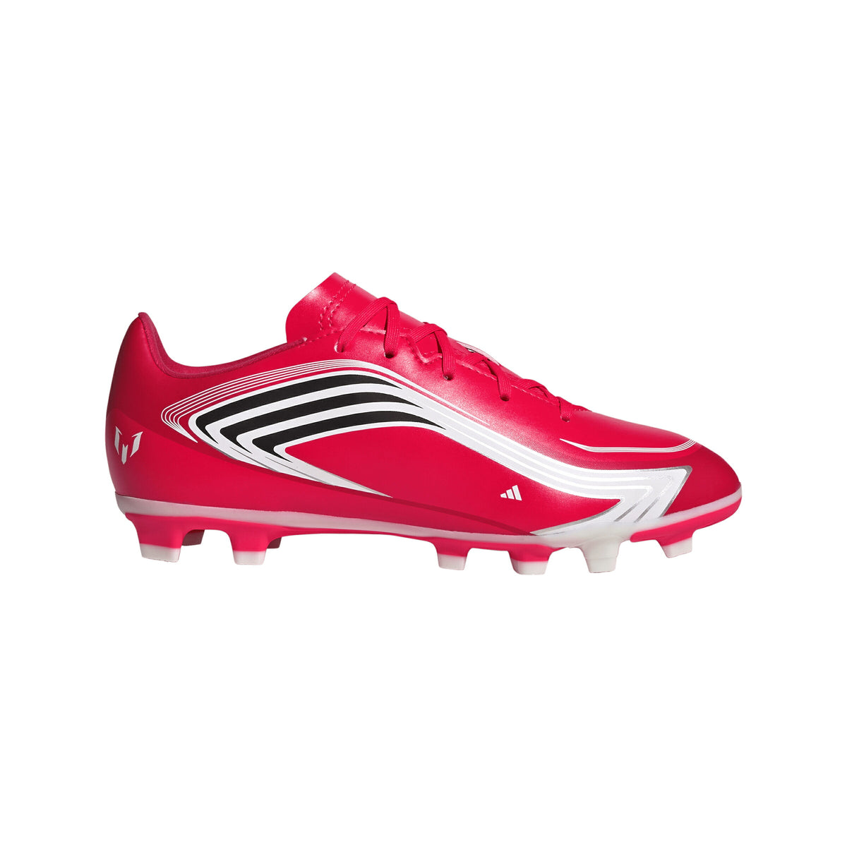 アディダスadidasキッズF50MESSICLUBFG/MGジュニアサッカースパイクメッシシグネチャーモデル天然芝人工芝土対応ルシッドレッドih1914