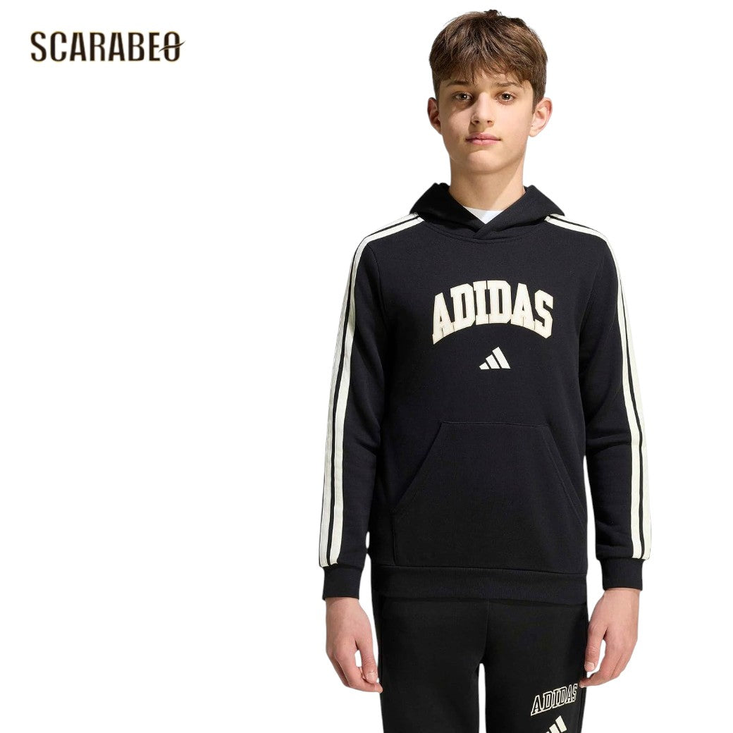 アディダスadidasキッズCOLLEGスウェットパーカージュニアボーイズフーディカレッジグラフィックフレンチテリーTS405KE1635KE1636ts405