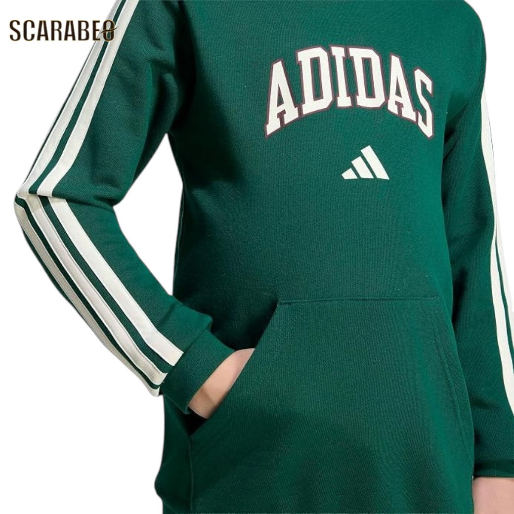 アディダスadidasキッズCOLLEGスウェットパーカージュニアボーイズフーディカレッジグラフィックフレンチテリーTS405KE1635KE1636ts405