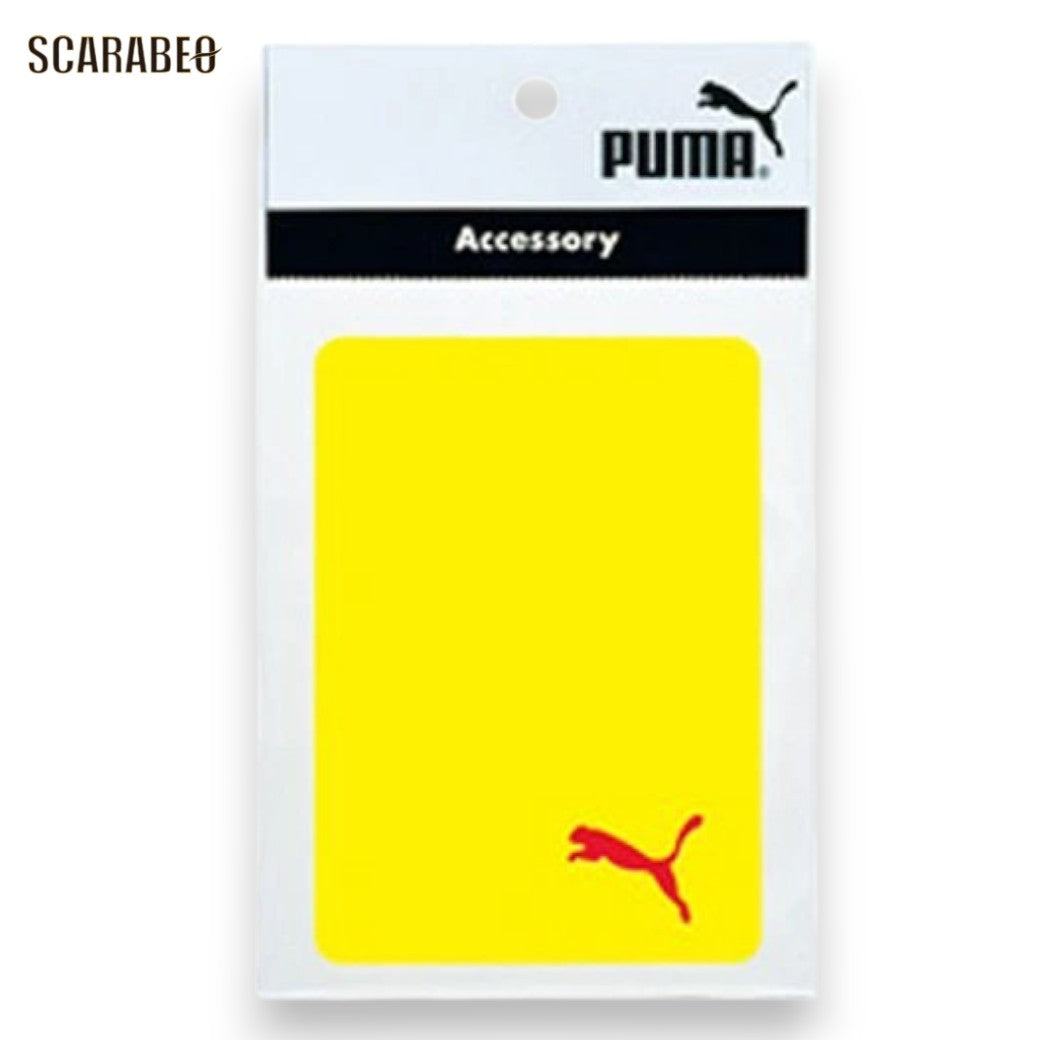 プーマPUMAレッド・イエローカードサッカー審判用品レフェリーレフリーPUMAロゴ型抜き仕様053027-01053027