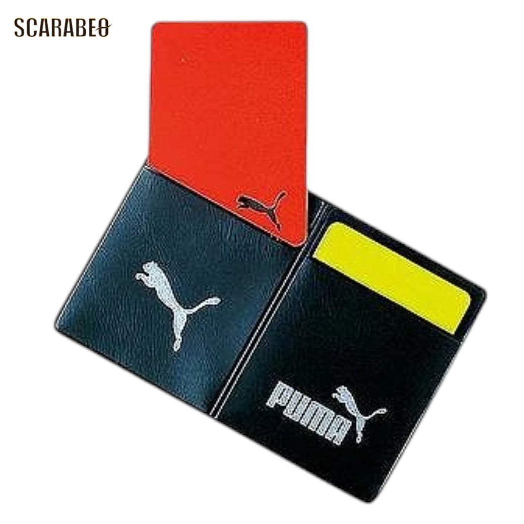プーマPUMAレフェリーカードケース記録用紙付きサッカー審判用品レフリーブラックカード・コイン別売り880699