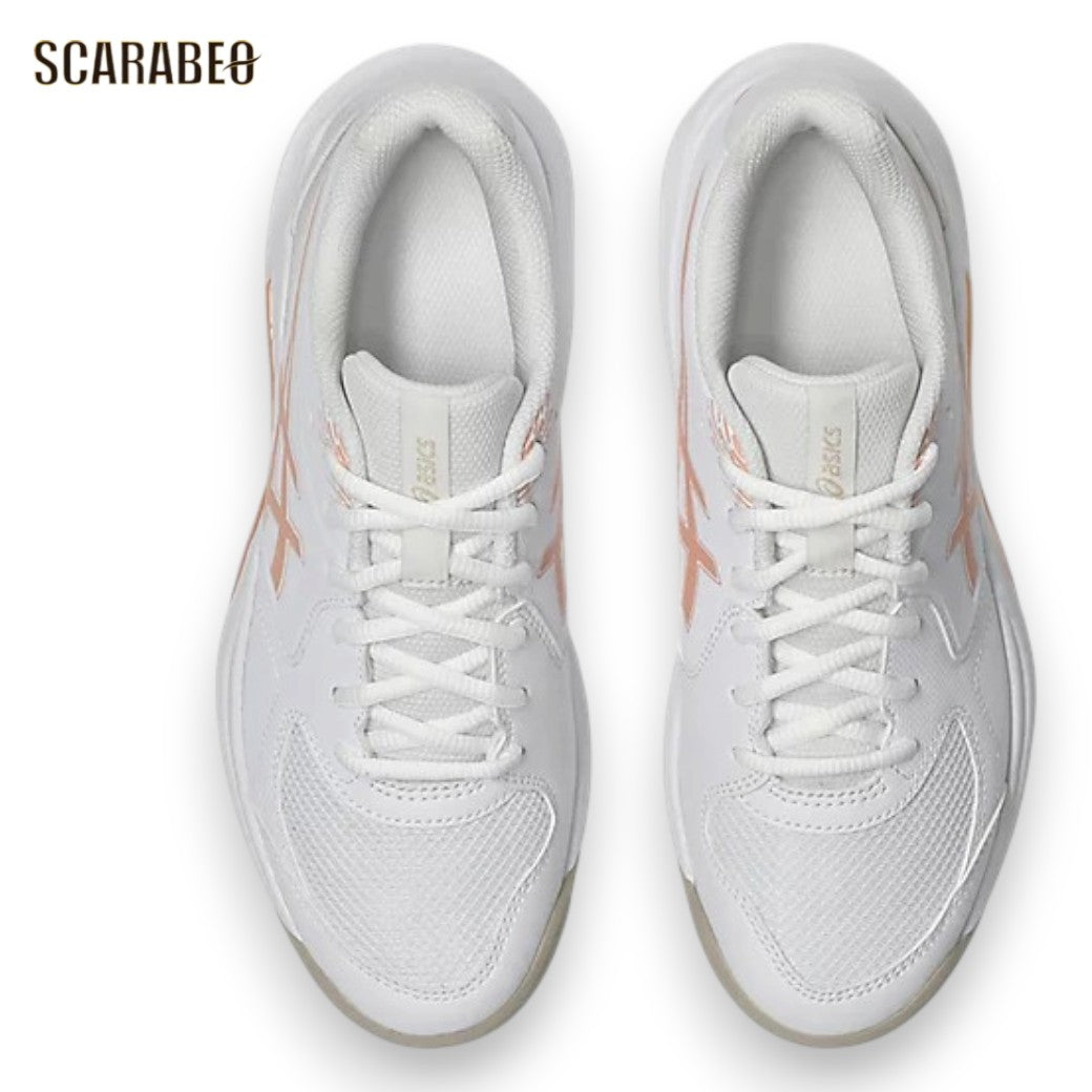 アシックスASICSGEL-DEDICATE9WIDEゲルデディケート9ワイドテニスシューズオールコート幅広日本ソフトテニス連盟公認White/Cantaloupe1042a315-100