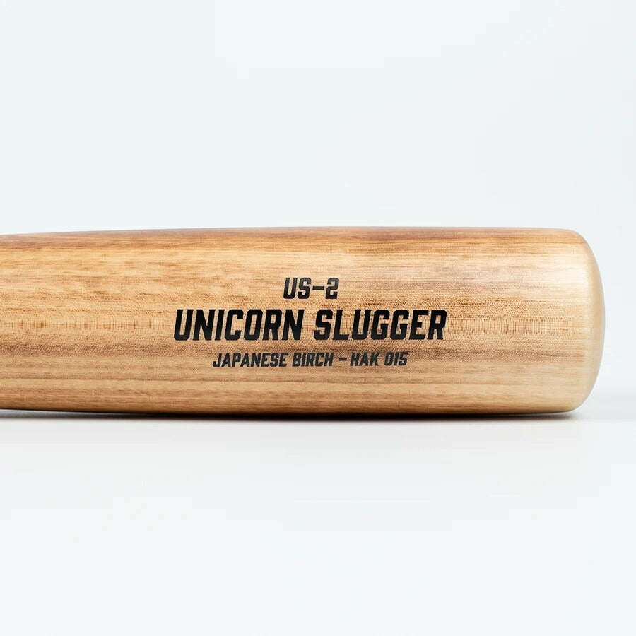 HAKUSOHBATハクソウバットUNICORNSLUGGERUS-2東京ユニコーンコラボ軟式木製バット国産バーチ83.5cm84.5cm85.5cm平均740gミドルバランスBRA-003usl-bra-003