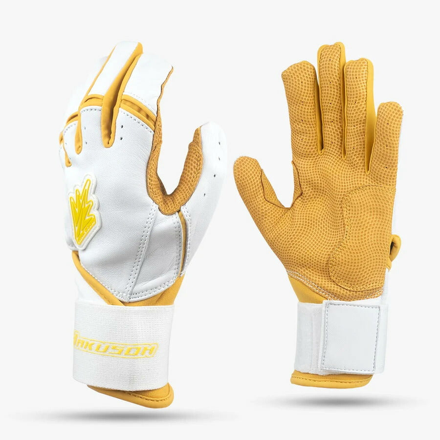 HAKUSOHBATハクソウバットWRAPTORバッティンググローブジュニア子ども用野球打撃用手袋天然皮革手首ホールドベルト全8色YSYMYLGBY-001wb-gby-001