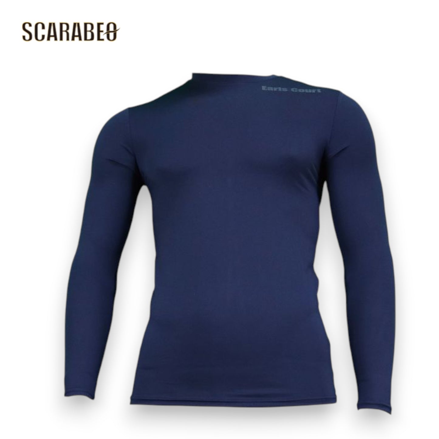 EARLSCOURT アールズコート 裏起毛 クルーネック インナー EC10 ブラック M 吸汗速乾 保温 スポーツインナー アンダーシャツ トレーニング 長袖 メンズ レディース