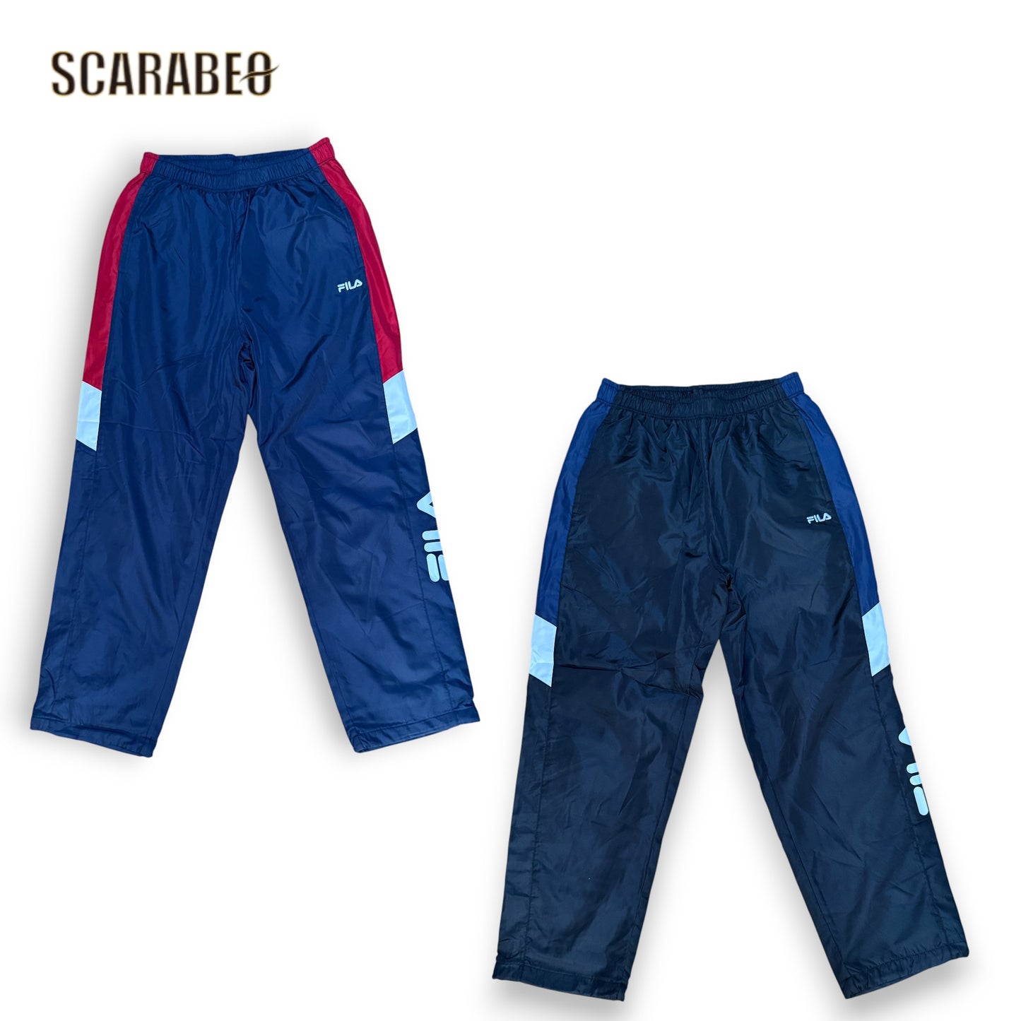 フィラ ウィンドパンツ メンズ 裏トリコット起毛 防風 fm25fp055  FILA TRICOT LINING WIND PANTS カジュアル 防寒 ブラック ネイビー