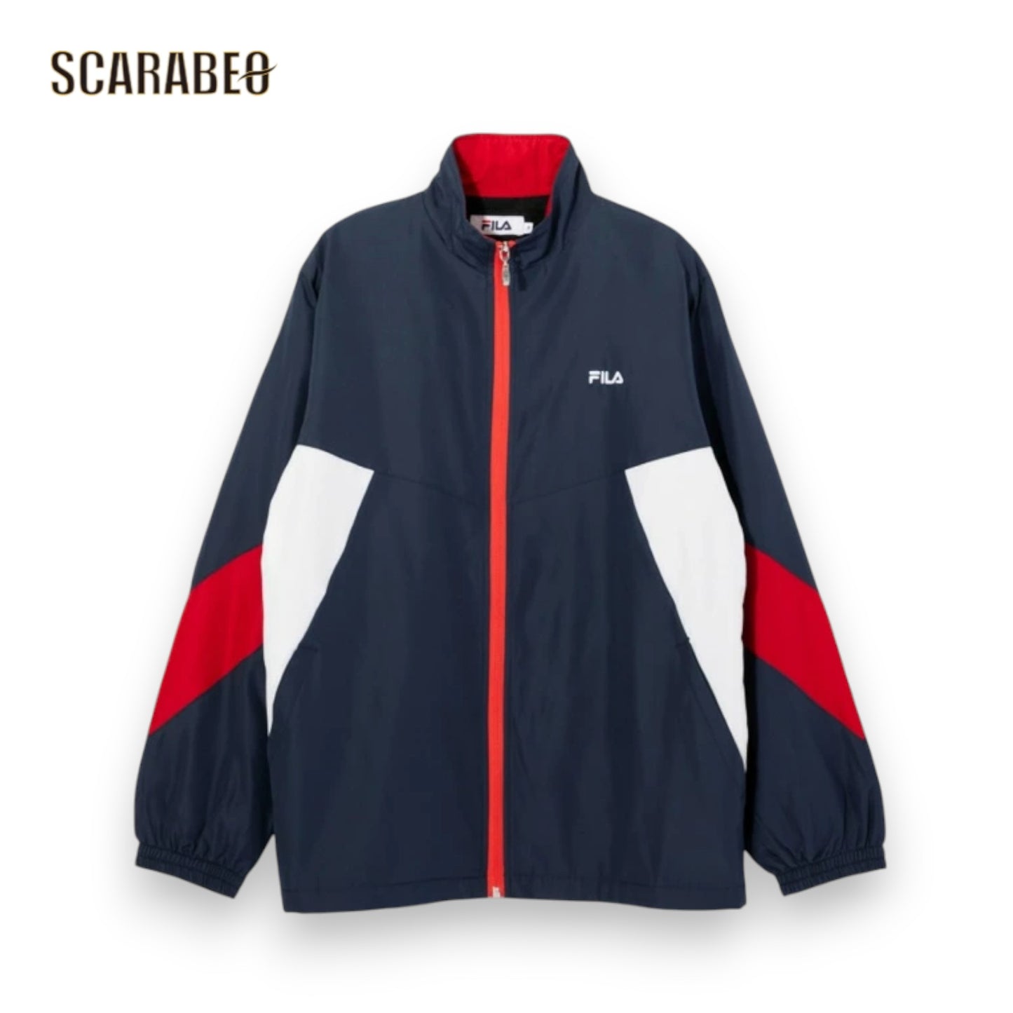 フィラ ウインドブレーカー レディース 裏起毛 トリコット 防風 FILA ウィンドジャケット FW25FP072 カジュアル アウター BK NV