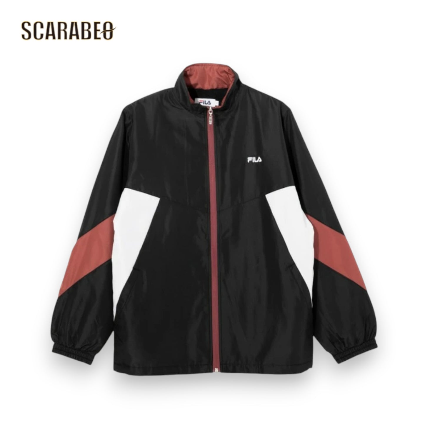 フィラ ウインドブレーカー レディース 裏起毛 トリコット 防風 FILA ウィンドジャケット FW25FP072 カジュアル アウター BK NV