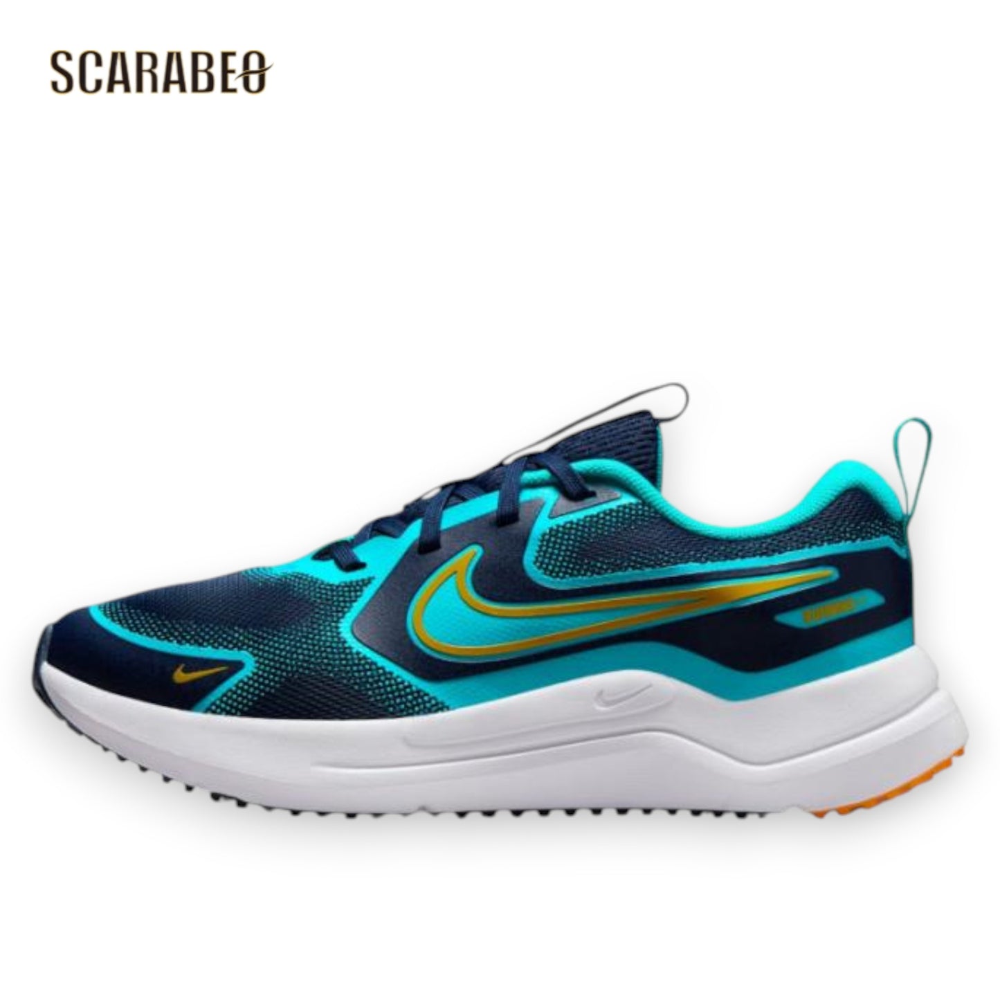 ナイキ コズミック ランナー GS ジュニア スニーカー キッズ 子供 ランニング NIKE HM4402-406 ターコイズブルー×ブラック