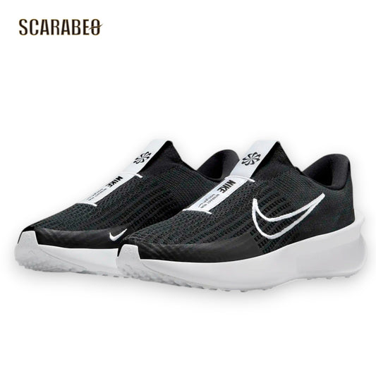 ナイキ インタラクト ラン イージーオン メンズ ランニング シューズ ロード NIKE FV5590-001 ブラック 軽量 Flyknit EasyOn