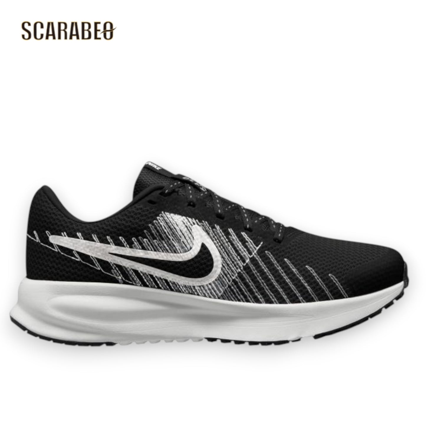 ナイキ ランデファイ レディース ランニングシューズ ブラック スニーカー 軽量 メッシュ NIKE ランニング 運動 部活 カジュアル