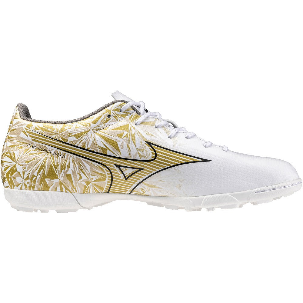 ミズノ トレーニングシューズ ミズノアルファ セレクト AS ホワイト×ゴールド×ブラック P1GD246550 ワイドフィット MIZUNO α ALPHA SELECT AS