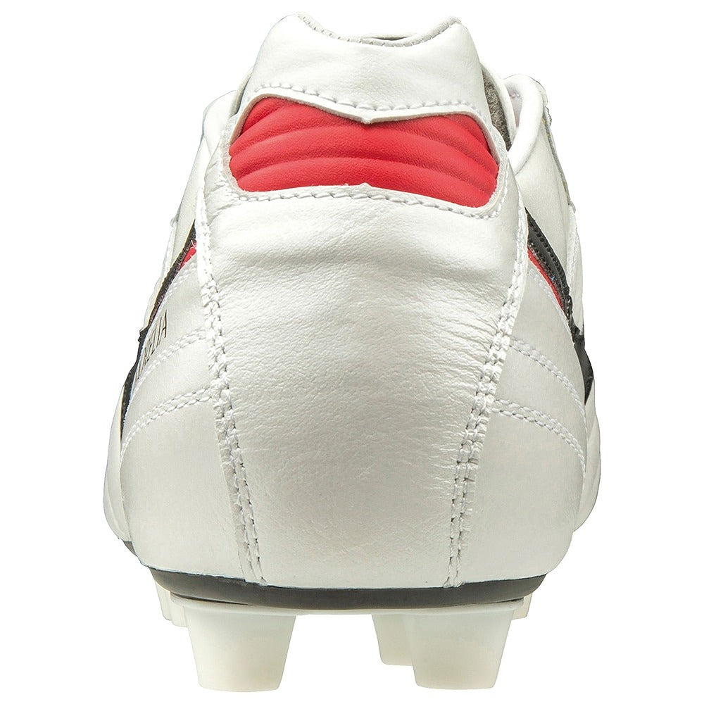 【 ミズノ MIZUNO 】 サッカー スパイク モレリア 2 JAPAN ノーマルステッチ ショートタン スーパーホワイトパール×ブラック P1GA200109 MORELIA II