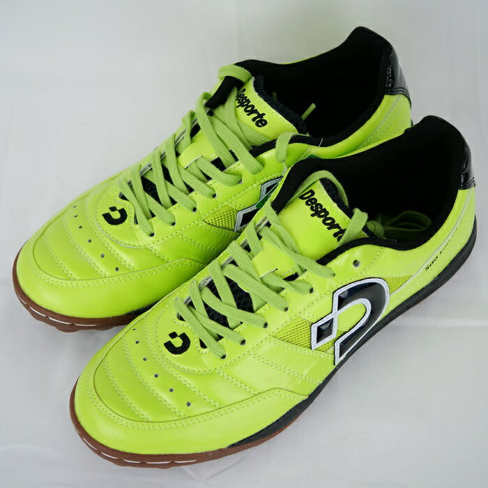【在庫処分セール】【デスポルチ desporte】 サンルイス KT 2 シャトルーズグリーン×ブラック フットサル トレーニングシューズ DS1445-cgblk Sao Luis KT II