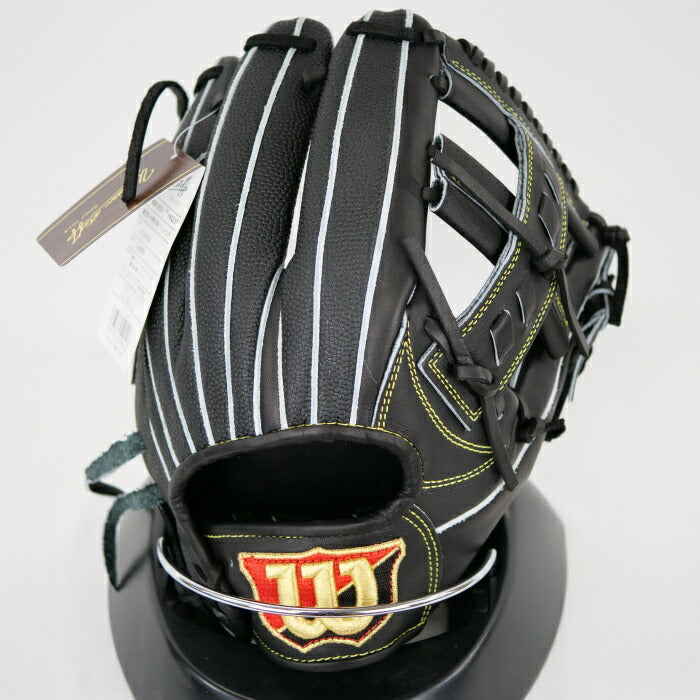 【 ウイルソン Wilson 】 野球 一般硬式用 グラブ 内野手用 D5型 11.5インチ HWQD5T Wilson Staff デュアル ブラックSS